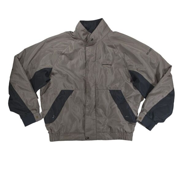 Dryjoys Footjoy Wind Rain Golf Jacket Mens M Full Zip Snap Water Resistant - Picture 1 of 11